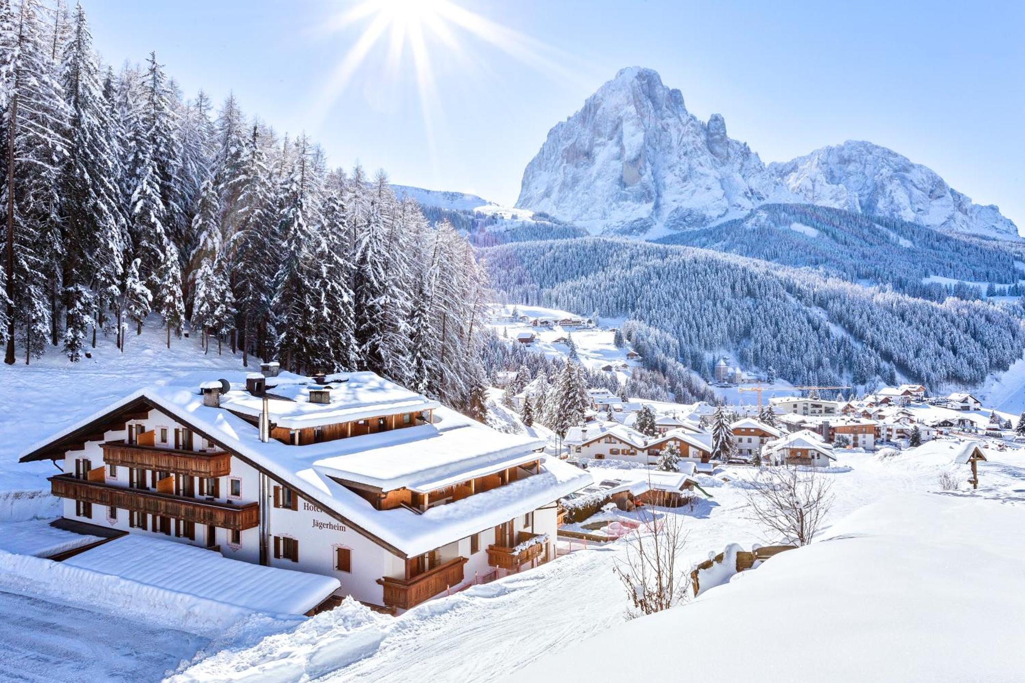 Hotel Jaegerheim 3S Selva di Val Gardena Bagian luar foto